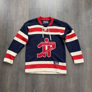 Vintage Attica‎ International Quebec Pee Wee Hockey Tournament Sweater Jersey S